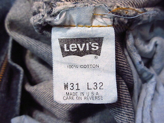 ビンテージ90's○DEADSTOCK Levi's 560テーパードジーンズW31