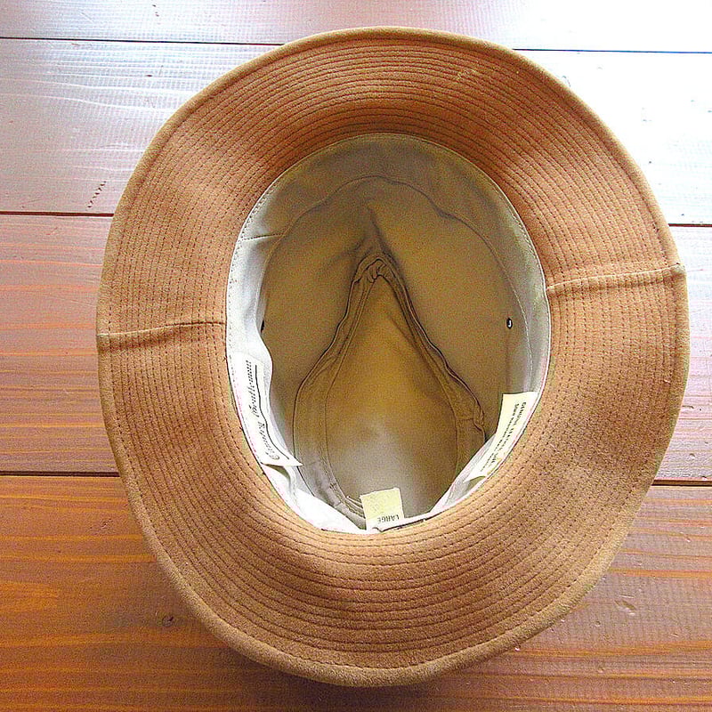 ビンテージ70's○Country Gentlemanスエードフェドラハット茶size L○2