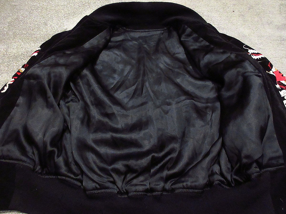 最終値下げ　50s ビンテージ　黒別珍　スーベニアジャケット 最終値下げ 50s ビンテージ 黒別珍 スーベニアジャケット 最終値下げ