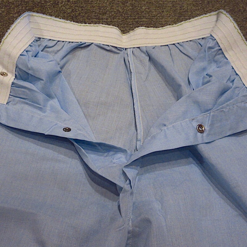 ビンテージ70's○DEADSTOCK McKENZIEパジャマセット水色size A○230