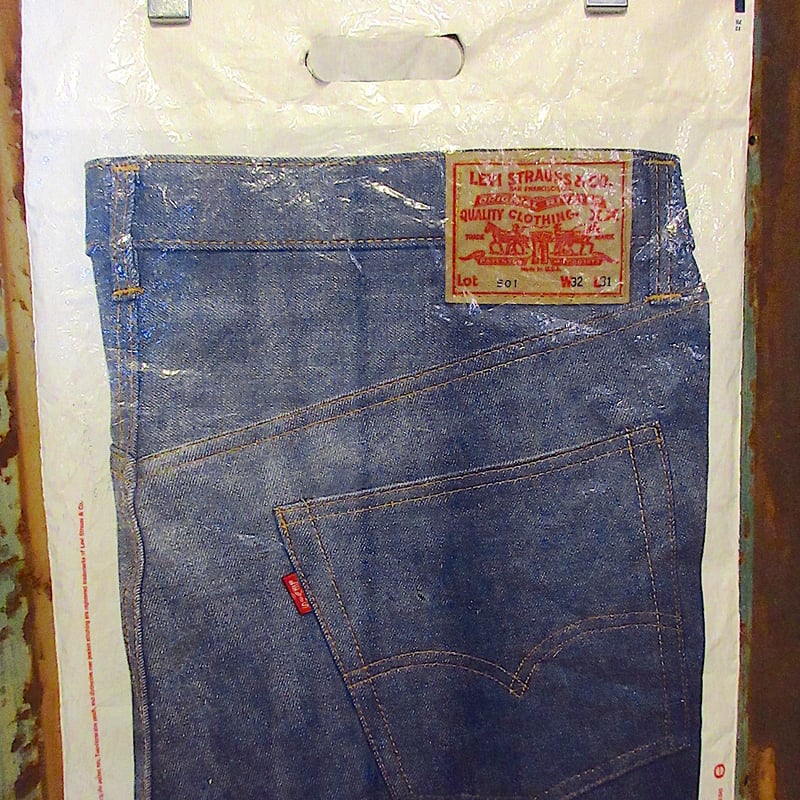 ビンテージ60's○Levi's BIG Eビニルショッピングバッグ○260223z5-otc