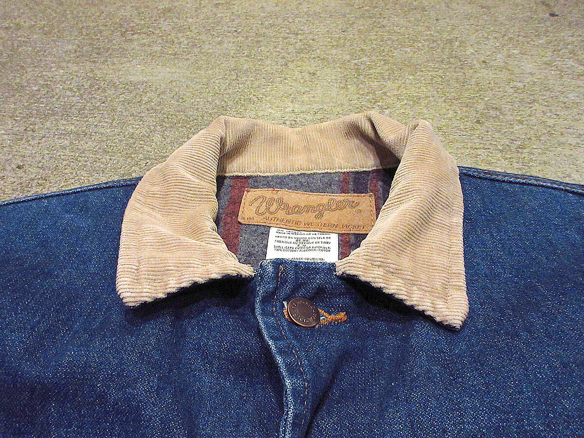 Wrangler 74260PW裏地ブランケット4つポケットデニムジャケットsize 42
