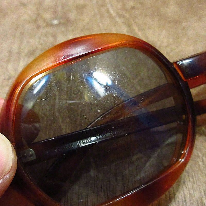 ビンテージ60's○foster grantべっ甲柄オーバルサングラス