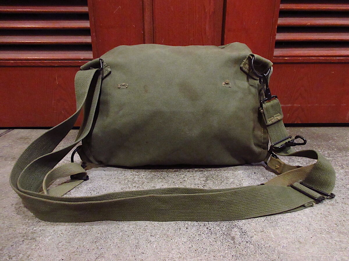 ビンテージ40's○U.S.ARMYガスマスクバッグ○220819c5-bag-shd 194
