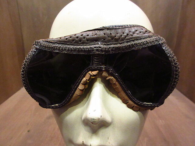 ビンテージ40's○American Opticalミリタリーゴーグル○201214n8-ey