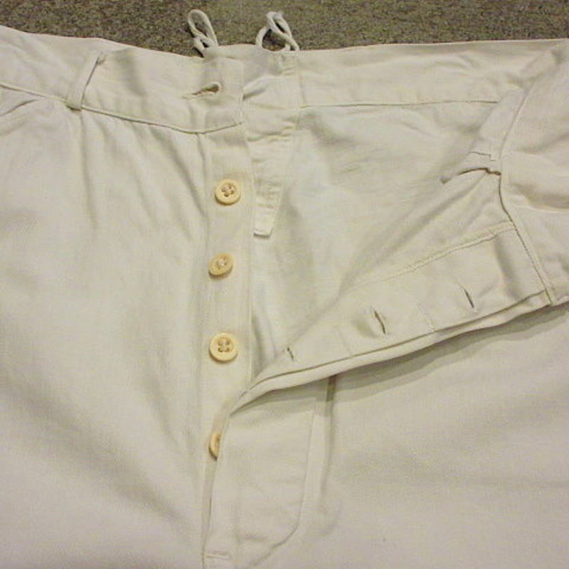 ６０ｓ サイズ状態◎　ビンテージ US NAVY ホワイトコットンパンツ 激レア ビンテージ10's20's○U.S.NAVY セーラーパンツ生成り W84cm