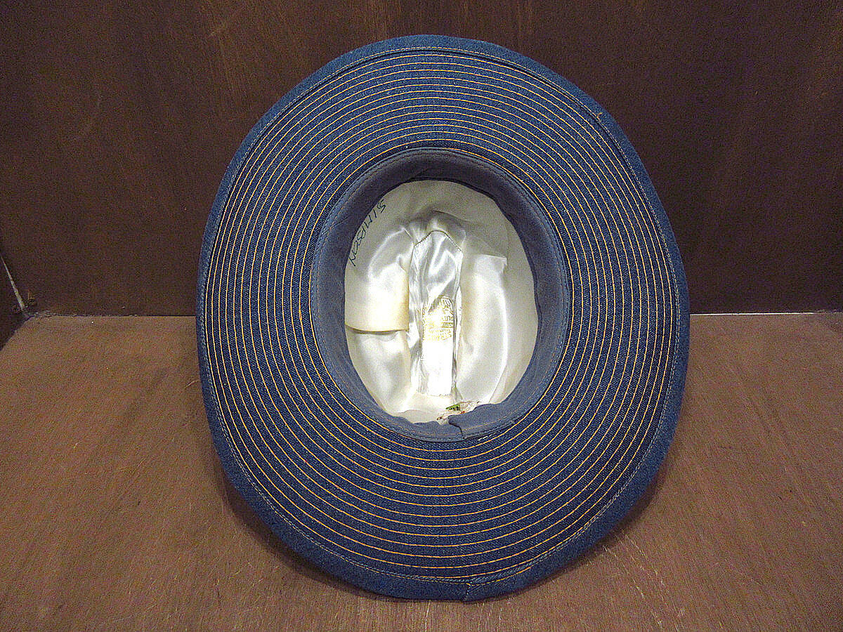 ビンテージ70's○Levi'sデニムテンガロンハットsize 7 3/8 ビンテージ70's○Levi'sデニムテンガロンハットsize 7 3/8