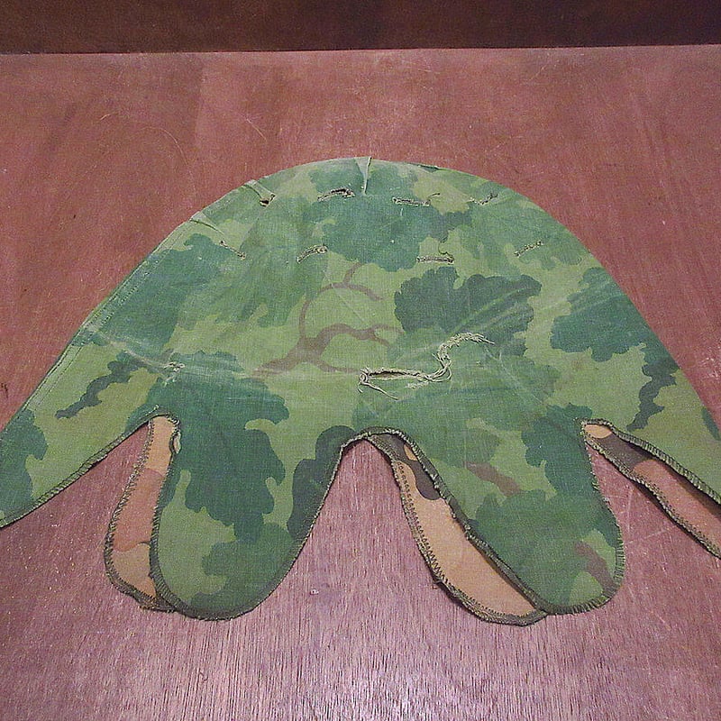 米軍本物M-1スチールポットヘルメット後期型ミッチェル迷彩カバー付き超美品 米軍本物M-1スチールポットヘルメット後期型ミッチェル迷彩