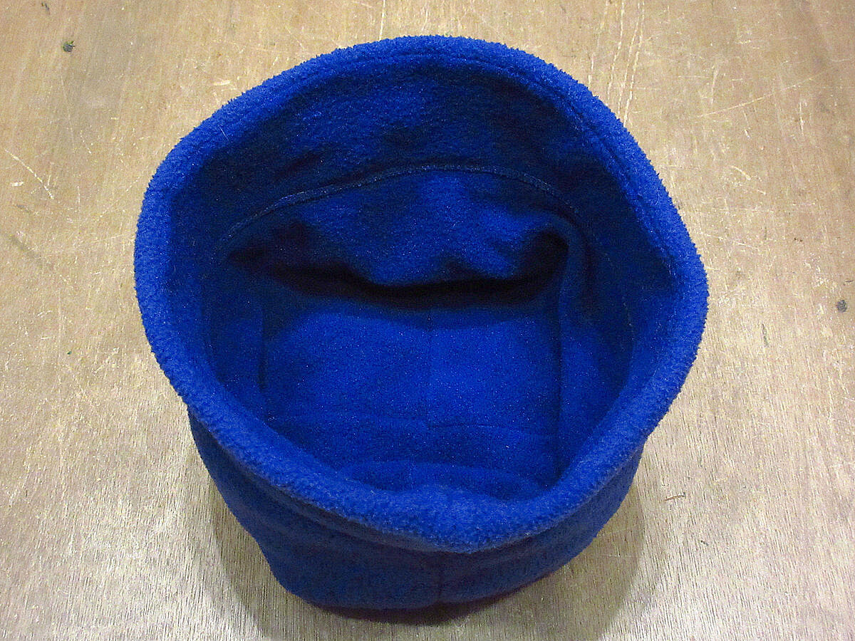 ビンテージ90's○Patagoniaフリースキャップ紫L○211010i3-m-cp-knt