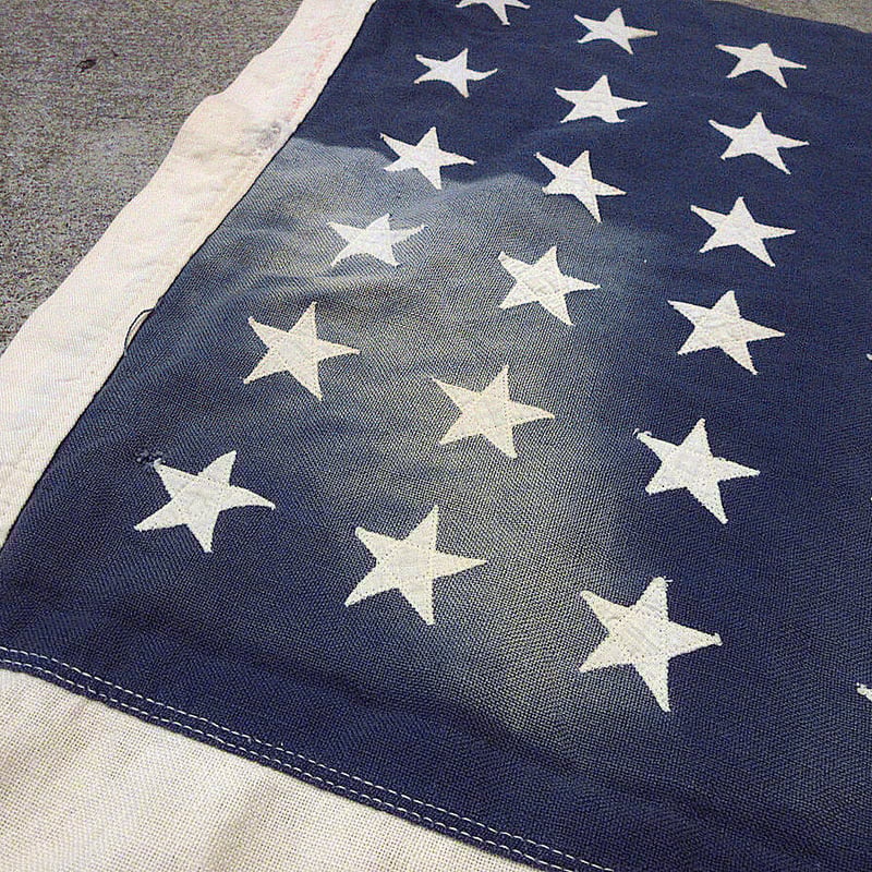ビンテージ40's50's○48星アメリカ星条旗size 約82cm×約138cm○23031