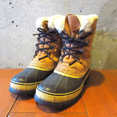 MADE IN CANADA SOREL CARIBOUスノーブーツsize 9●241102k8-m-bt-27cm カナダ製メンズアウトドアソレル