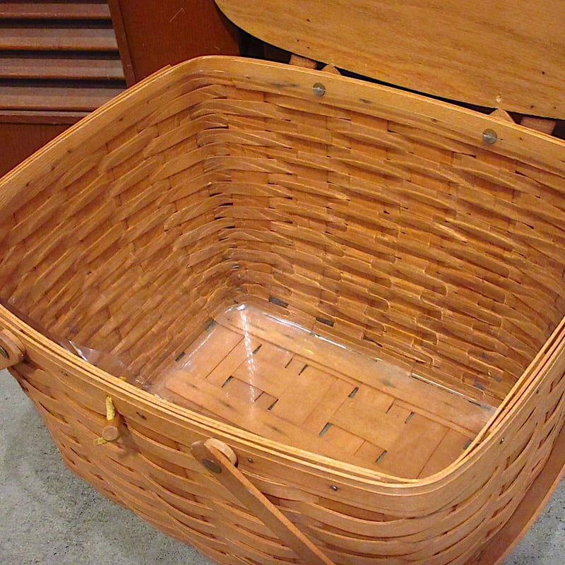 ビンテージ90's○LONGABERGER BASKETSピクニックバスケット