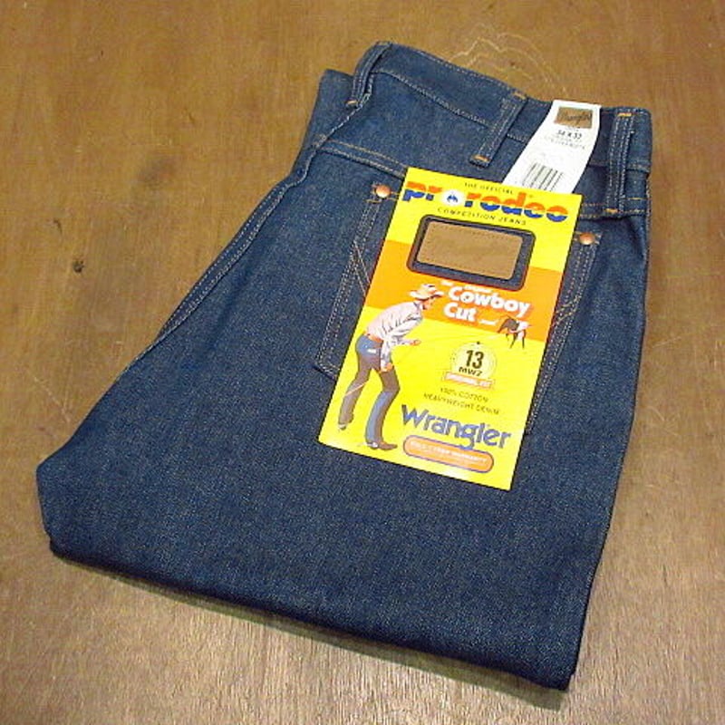 ビンテージ○DEADSTOCK MADE IN U.S.A. Wrangler 13MWZ ス