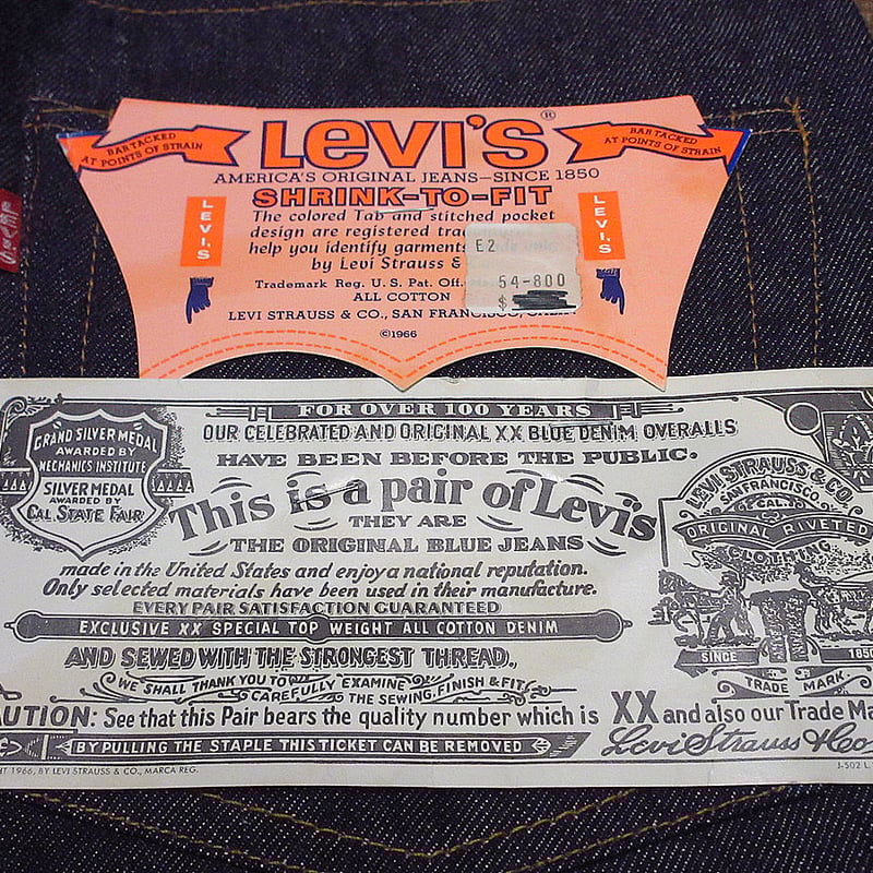 ビンテージ60's○DEADSTOCK Levi's 502 BIG E表記W30 L34○2 ビンテージ60's○DEADSTOCK Levi's 502 BIG E表記W30 L34○2