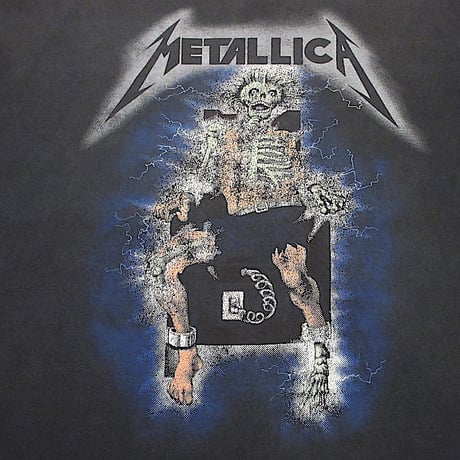 ビンテージ90's●METALLICA METAL UP YOUR ASSプリントTシャツ黒size XL●251020n3-m-tsh-bnメタリカバンドフェードメンズ古着