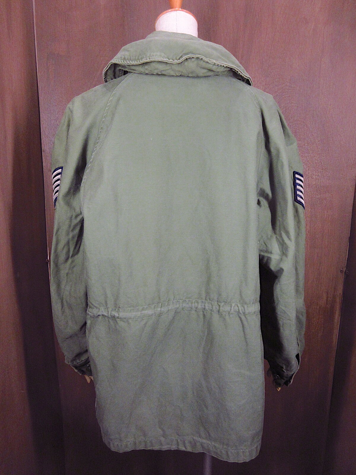 1960年製 USAF キャトルジャケット コットンサテン 60s ミリタリー ビンテージ60's○USAFコットンサテンキャトルジャケットsize M-R