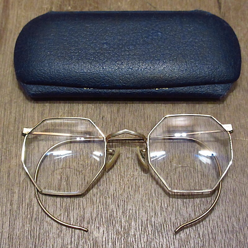 ビンテージ40's○ケース付きAmerican Optical FUL-VUEオクタゴン ビンテージ40's○ケース付きAmerican Optical FUL-VUEオクタゴン