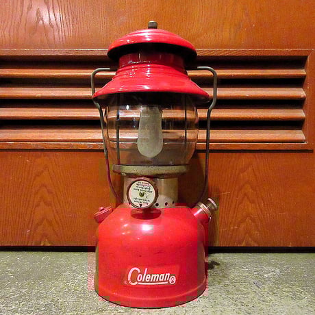 ビンテージ60's●Coleman 200A レッドボーダー 点火確認済み●210318s7-otdeqp 62年8月製コールマン赤枠ランタンアウトドアキャンプ