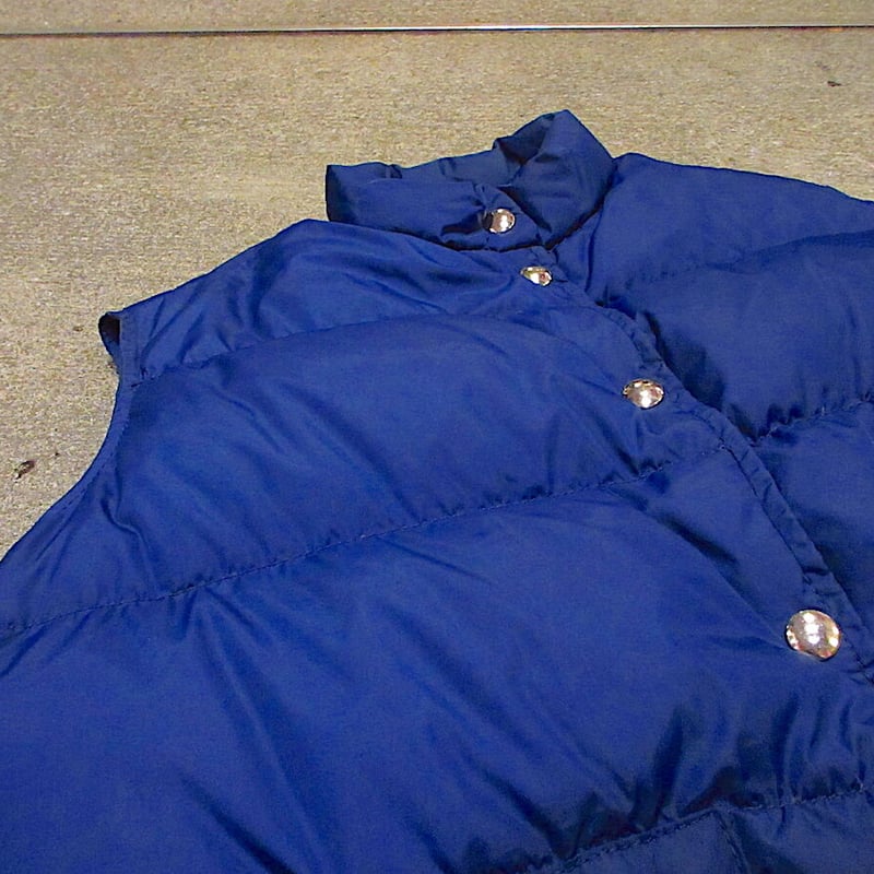 ヴィンテージ筆記体L.L.Bean 70s グースダウンベストネイビー S ヴィンテージ筆記体L.L.Bean 70s グースダウンベストネイビー S