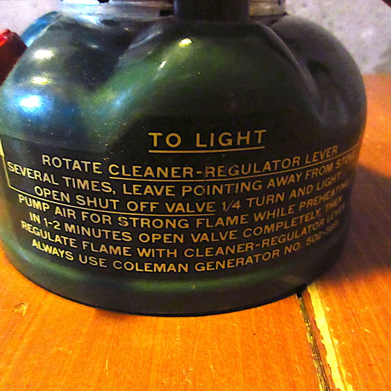 コールマン 80'sビンテージ　502 動作未確認ジャンクとして コールマン 80'sビンテージ 502 動作未確認ジャンクとして 【公式通販】