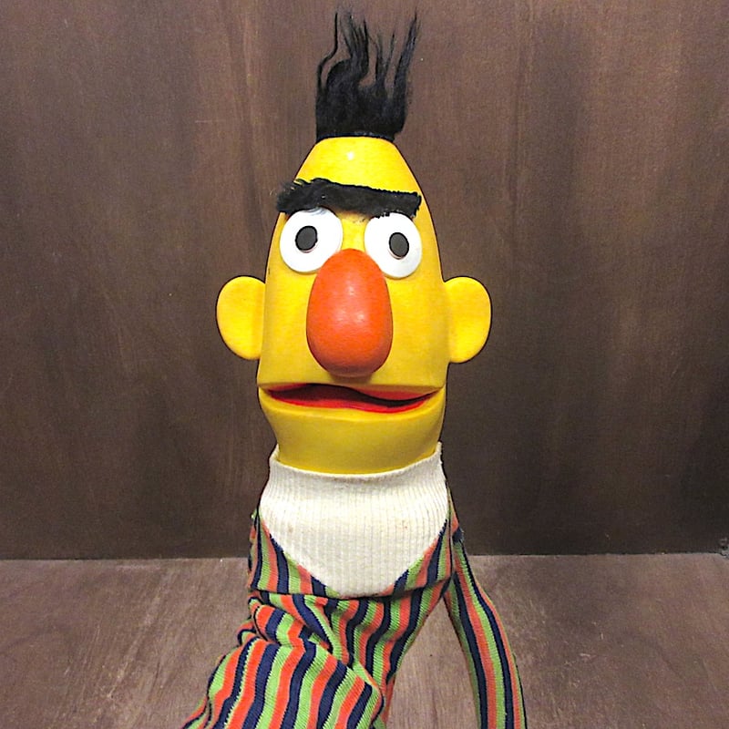 ビンテージ70's○バートソフビハンドパペット○251101n7-dollセサミ