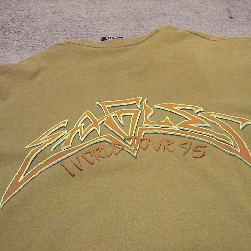 Eagles Hell Freezes Over 1995 Tシャツ 古着 90s USA製 EAGLES 「Hell Freezes Over 1995」 ワールド ツアー