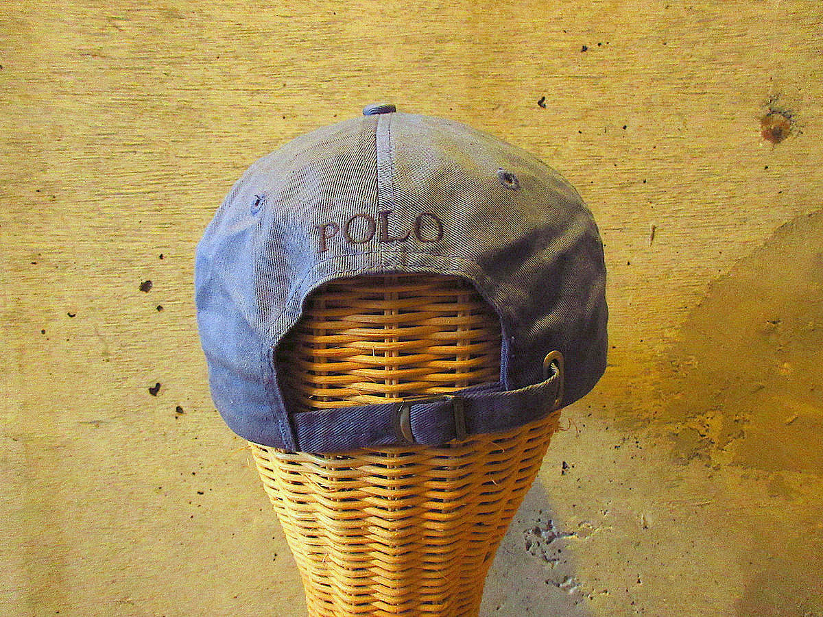 ビンテージ90's○POLO SPORT 12M. YACHTコットン6パネルキャップ○240
