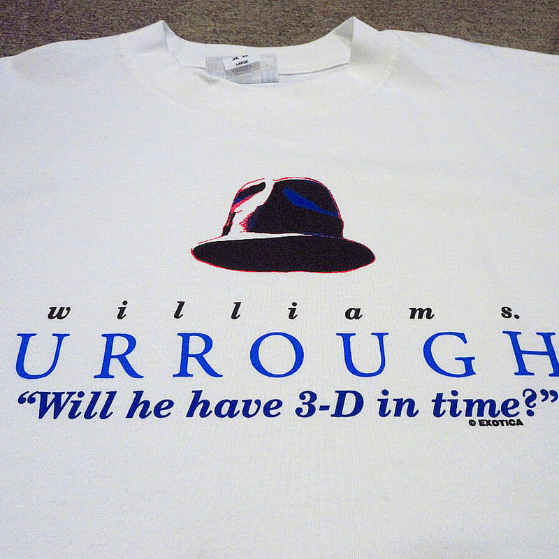 ビンテージ90s○DEADSTOCK William S. Burroughs Tシャツsiz