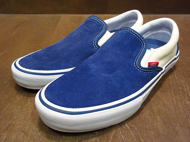 新品未使用 VANS SLIP-ON PRO Navy/Classic White Size