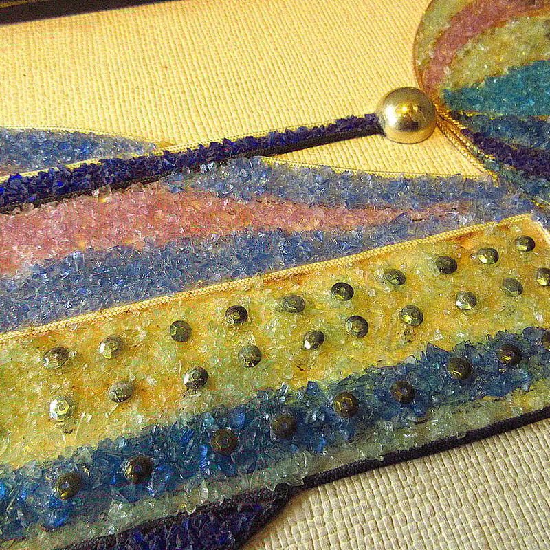 ビンテージ50's60's○サンドアート壁掛け2点セット○240927k7-sign 1950