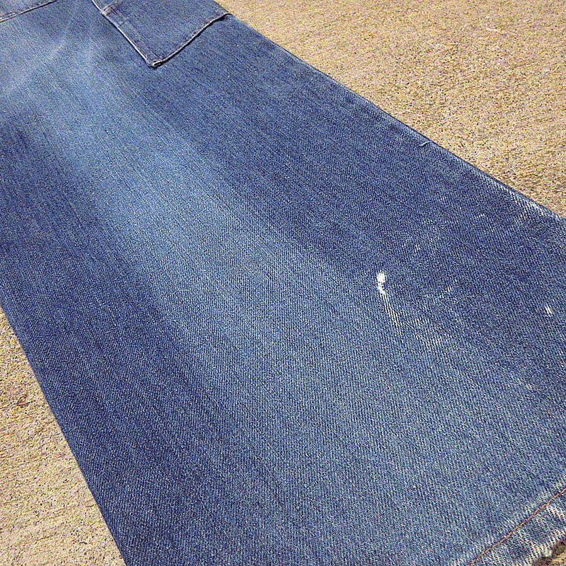 ビンテージ70's○BIG MACサスペンダーボタン付きデニムペインター