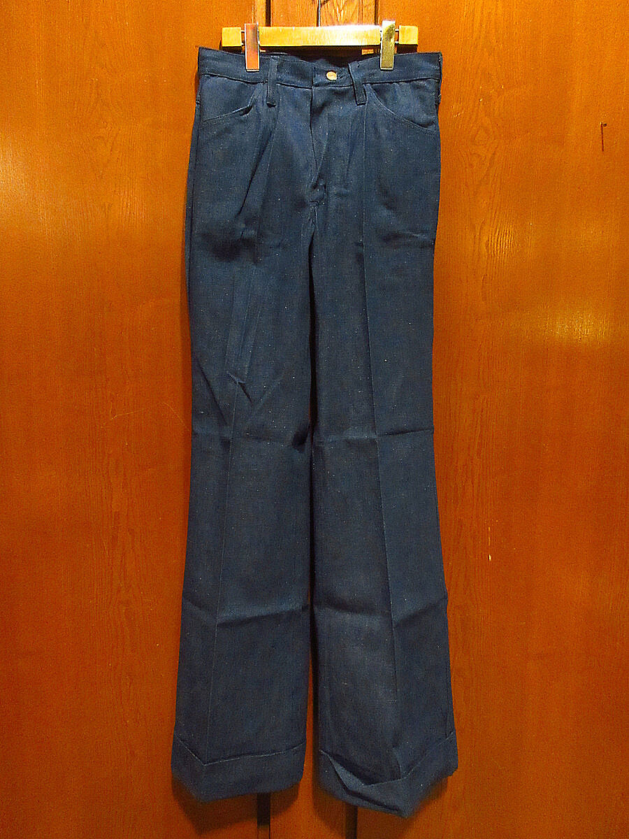 ビンテージ70's○DEADSTOCK MAVERICKデニムフレアパンツ表記W29 ビンテージ70's○DEADSTOCK MAVERICKデニムフレアパンツ表記W29
