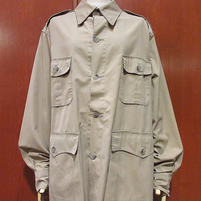 ビンテージ60's70's○L.L.Bean筆記体タグサファリジャケットsize ビンテージ60's70's○L.L.Bean筆記体タグサファリジャケットsize