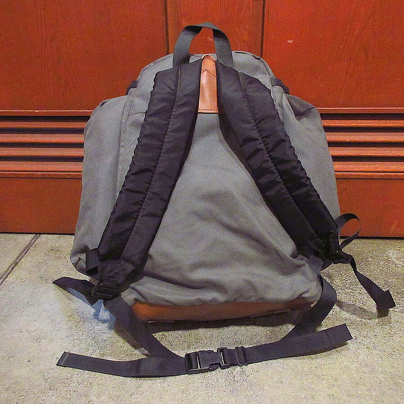 ビンテージ○JANSPORTボトムレザーバックパック○210719s9-bag-bp USA製