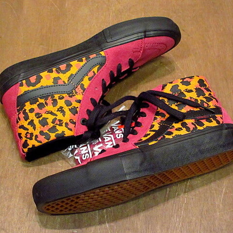 新品未使用 VANS SK8-HI PRO PUNK レオパード Size 7.5○21022