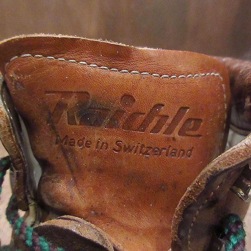 ビンテージ○Raichleトレッキングブーツ茶size 8M?○221116i1-m-bt-2