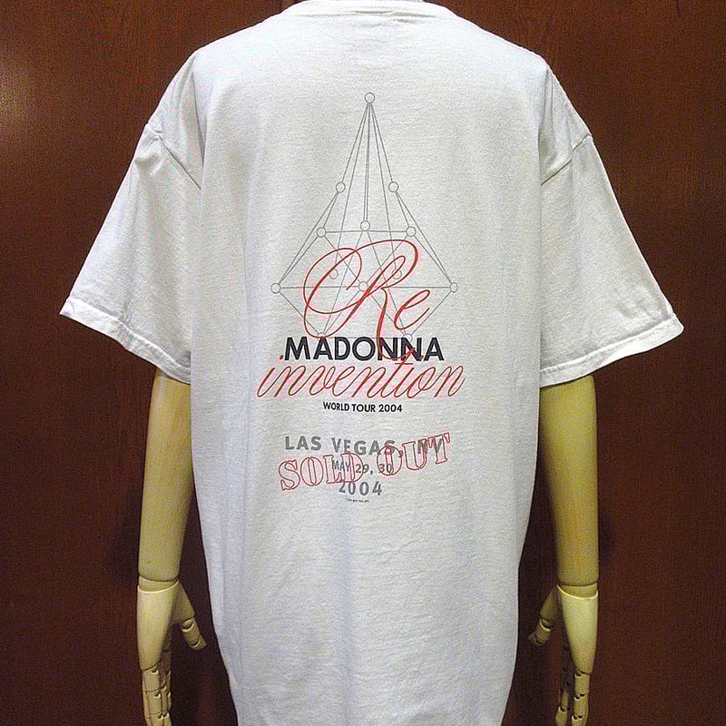 ビンテージ2000's○MADONNA 2004年ワールドツアーTシャツ白size ビンテージ2000's○MADONNA 2004年ワールドツアーTシャツ白size