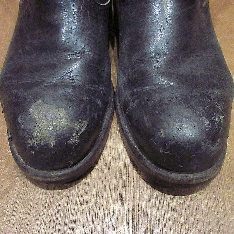 USA製 90s ビンテージ スチールトゥ エンジニアブーツ R-7312 ビンテージ90's○CHIPPEWAスチールトゥエンジニアブーツ黒size 7