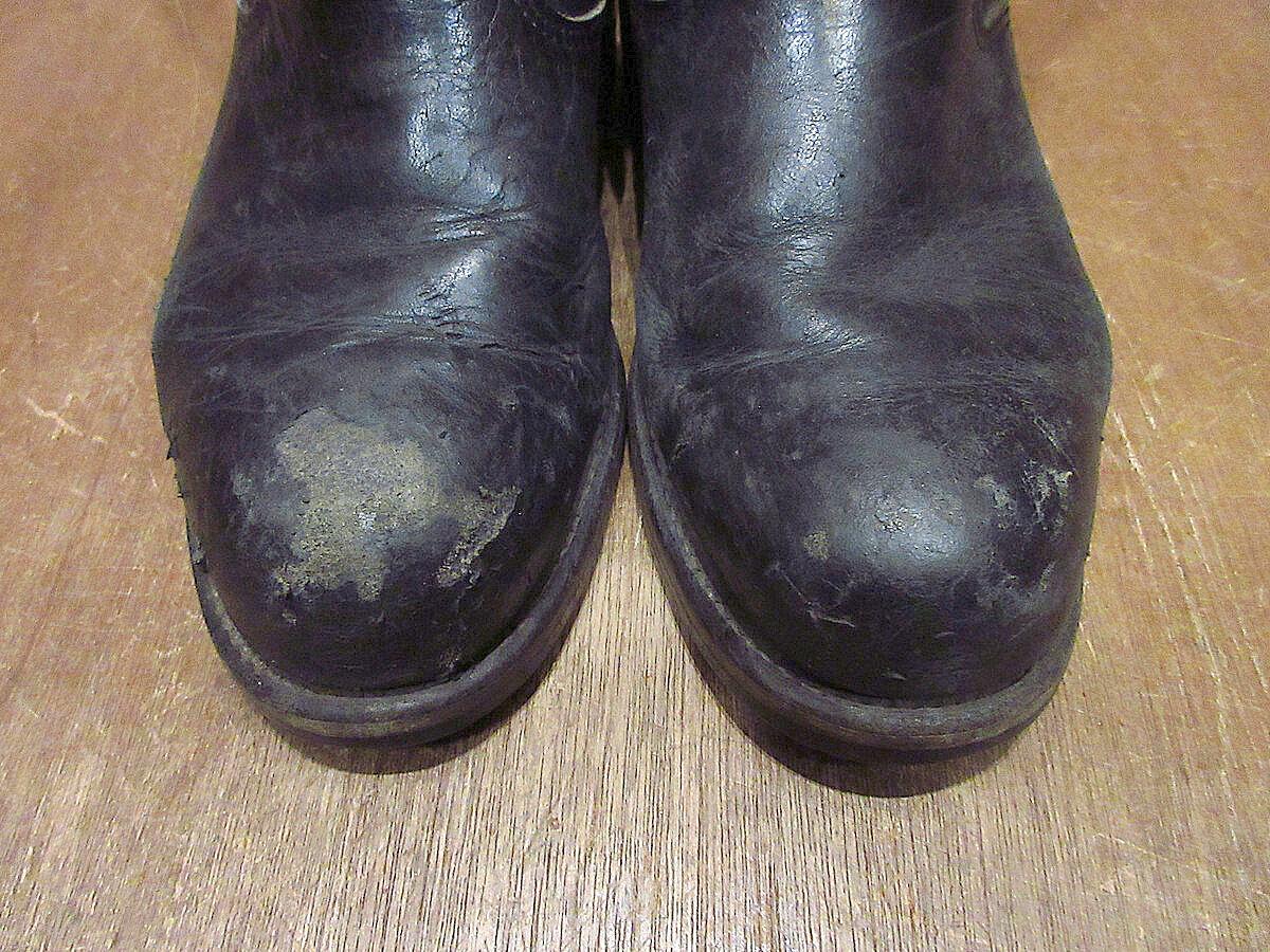 CHIPPEWA チペワ エンジニアブーツ USA スチールトゥ 黒 27 ビンテージ90's○CHIPPEWAスチールトゥエンジニアブーツ黒size 7 1/2
