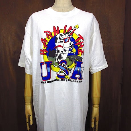 ビンテージ80's●DEADSTOCK BARN IN THE USAプリントTシャツsize L●230424m5-m-tsh-ot半袖メンズ古着