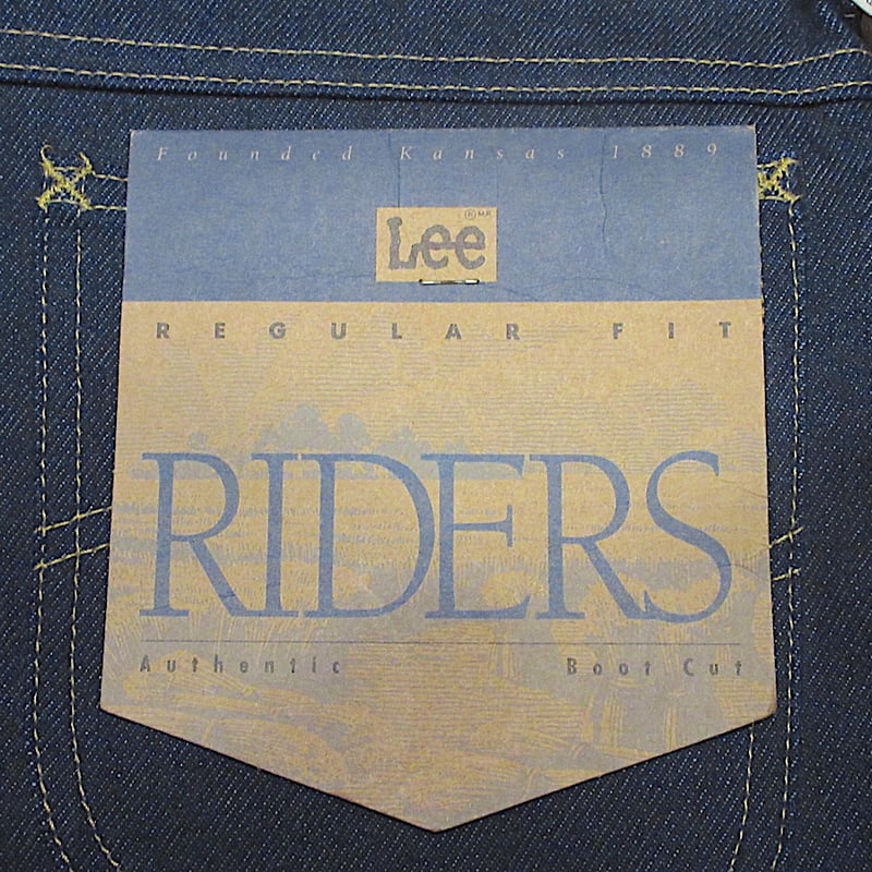 ビンテージ80's○DEADSTOCK Lee 202ブーツカットデニム表記W38L34○25