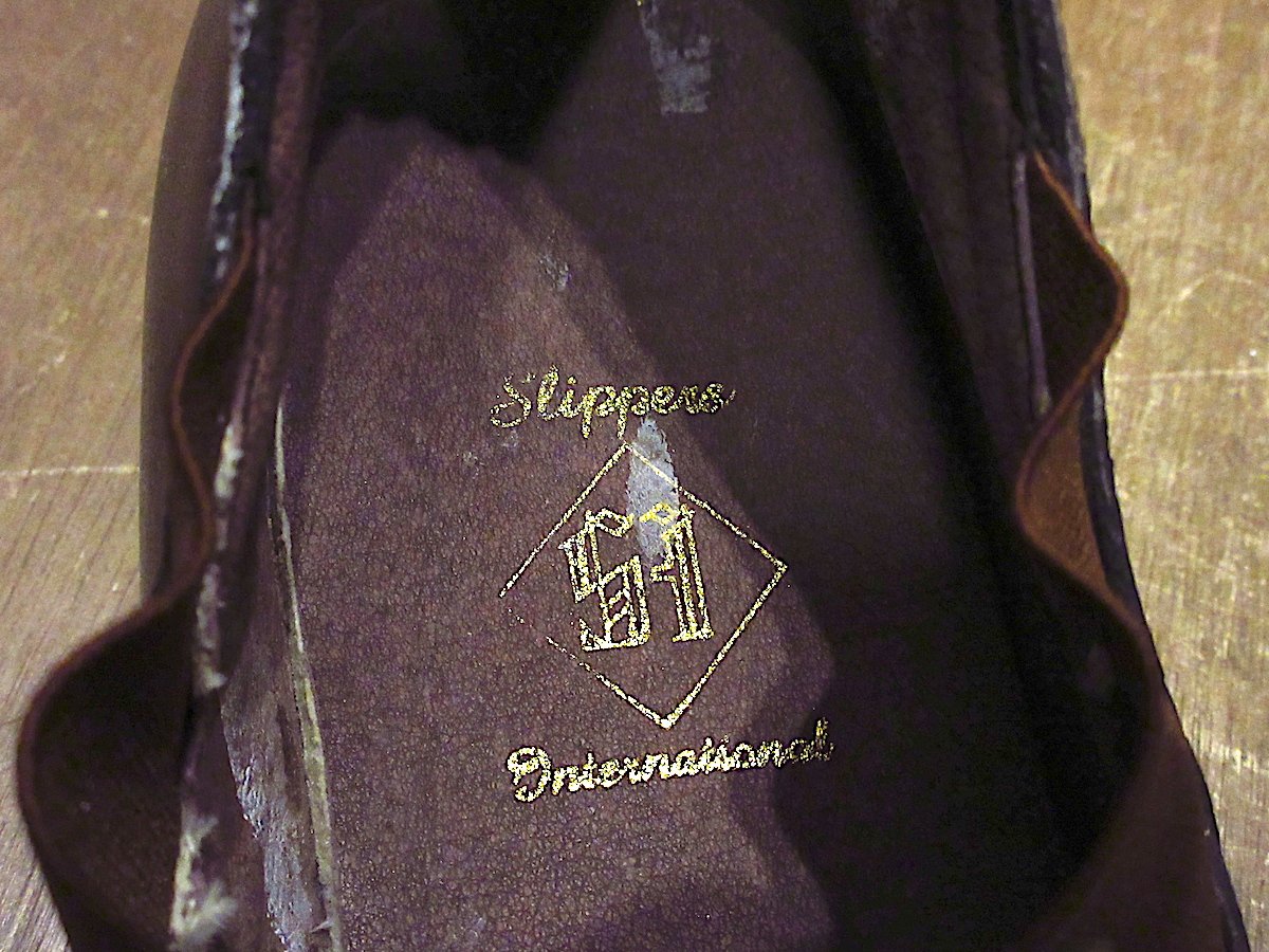ビンテージ80's90's○DEADSTOCK Slippers Internationalレ