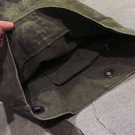 ビンテージ60’s●ミリタリーステンシル入りキャンバスダッフルバッグ●250407m3-bag-shd鞄収納ファッション雑貨小物