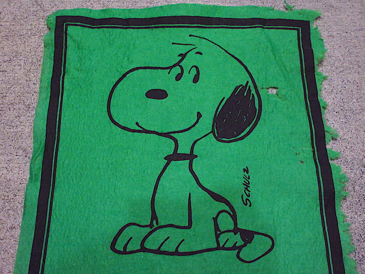 ウッドストック スヌーピー フェルトバナー 1974 カレンダー Snoopy 