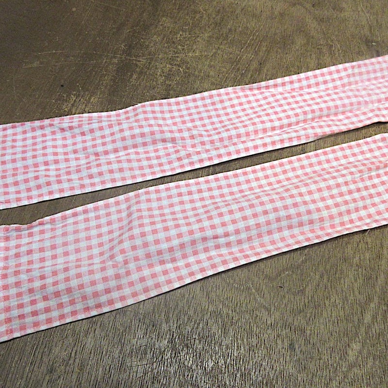 ビンテージ50's60's○ギンガムチェックコットンエプロン○260411n8-apr