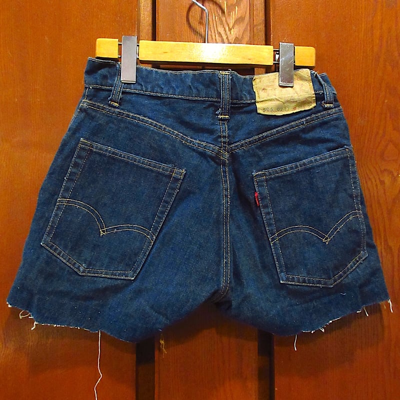 ヴィンテージ リーバイス 505　BIG E　カットオフ ビンテージ デニム 60's Levi's 505 BIG E - used&vintage box Hi-smile