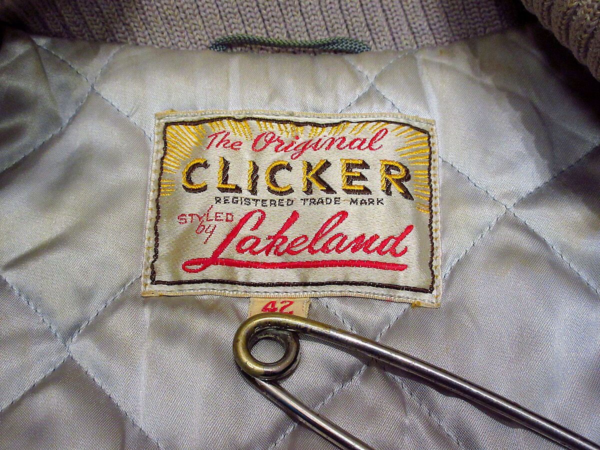 ビンテージ50's○Lakeland CLICKER ウールファラオジャケット 42 ビンテージ50's○Lakeland CLICKER ウールファラオジャケット 42