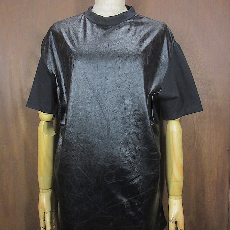 ビンテージ90's○STUDIO XTCビニル切り返しTシャツ黒○260305z1-m-tsh