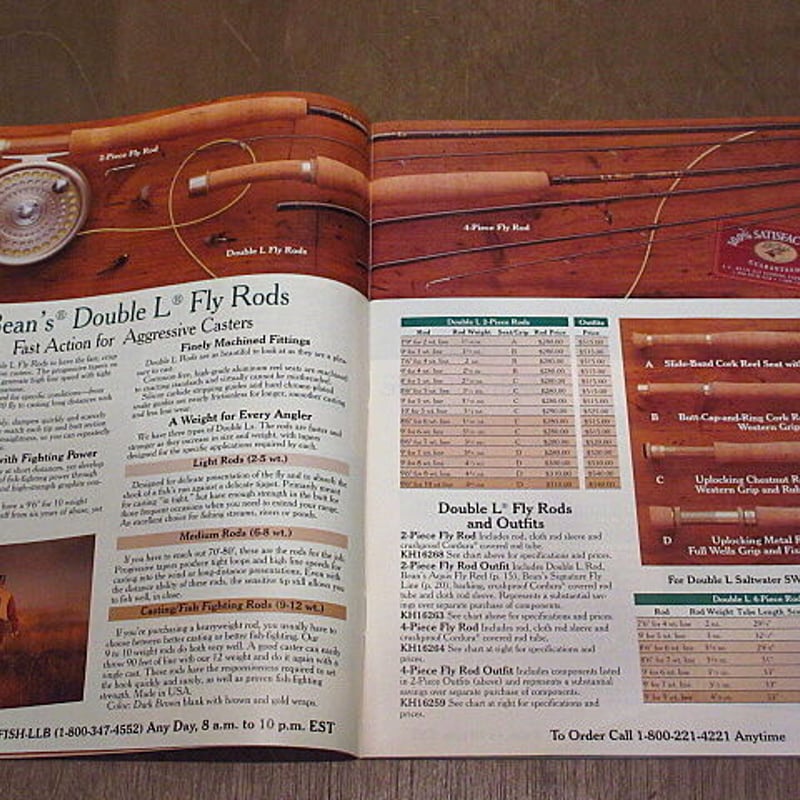 ビンテージ90's○L.L.Bean 1996年フライフィッシングカタログ