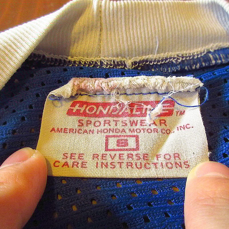 ビンテージ70's○HONDA LINEトリコロールモトクロスジャージsize